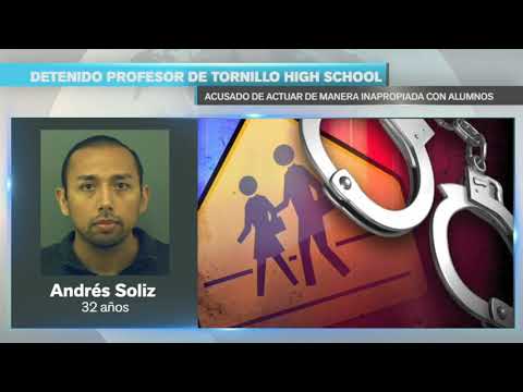 Detenido profesor de tornillo high school