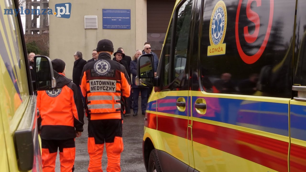 Wojewódzka stacja pogotowia ratunkowego w Łomży otrzymała 3 nowe karetki