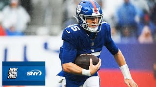 Giants QB Tommy Devito rushes for first career TD | SNY