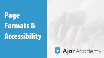 Choosing an in5 Page Format for Accessibility — Ajar Academy