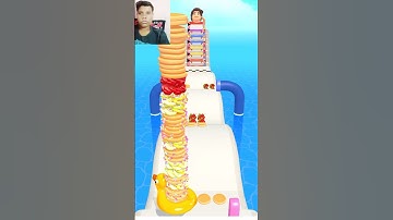 Pancake Run 🛹🔆🎏 IOS Android All Levels Gameplay Game Levels #50 JAUF8 TFU44