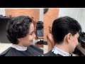 Como cortar cabelo todo na tesoura com técnica de pente| corte de cabelo clássico