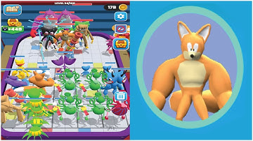 Merge Master Blue Monster: Funny Game All Levels (iOS,Android) Part 9 - Sonic Tails Monster