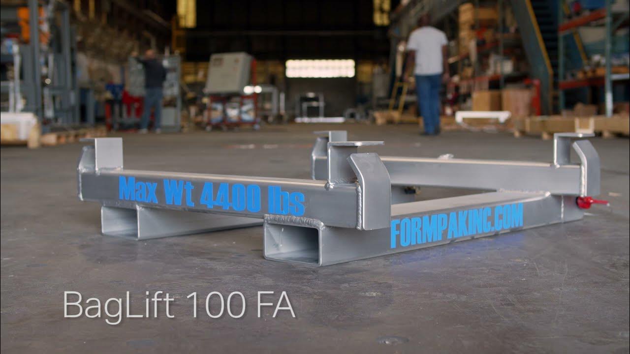 About the Bulk Bag Forklift Attachment or Spreader Bar Attachment