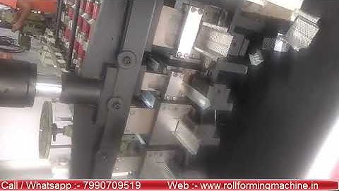 Gypsum Ultra Ceiling Section and Perimeter Channel Automatic Roll Forming Machine