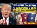 🇪🇺 7 Visa-Free Countries for Europeans in 2026 (New Rules Changed!)