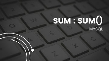 SUM function | MySQL tutorial | Aggregate function | Vision Tech |