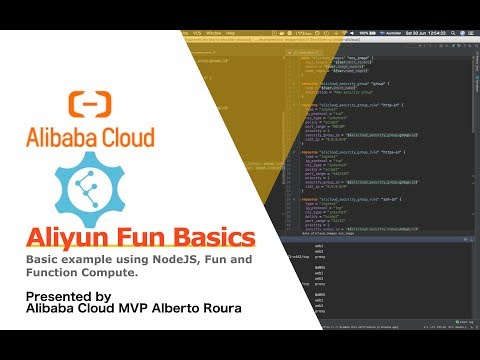 Using Aliyun Fun with Function Compute