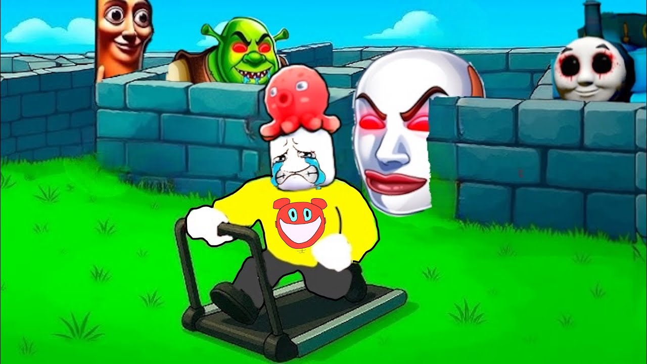 Speed ​​up and escape the monster maze! Roblox - YouTube