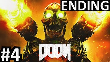 DOOM Campaign Gameplay Walkthrough #4 FINAL BOSS ENDING
