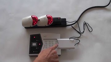 How to activate wireless indoor strobe siren ? ( S Model ) - www.aasalarm.com.