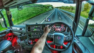 POV  DRIVING  BRAND  NEW  SCANIA  SUPER  2023   adrian cox  uk