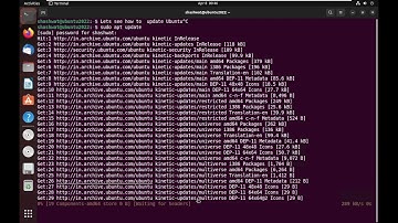 Updating Ubuntu Command line