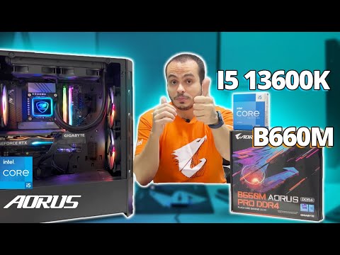 CONHEÇA O NOSSO MELHOR PC GAMER INTEL - AORUS B660M PRO DDR4 E CORE i5 13600K