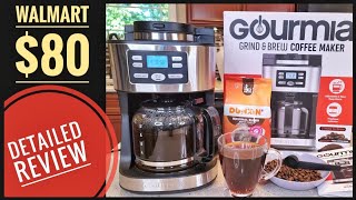 Coffee Machine, Gourmia GCM3259W 12-Cup Programmable Hot & Iced Coffee Maker  with Brew Later, Keep Warm, Freshness Timer, and Pause & Serve