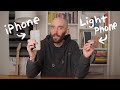 smartphone vs light phone (happier with no iphone?)