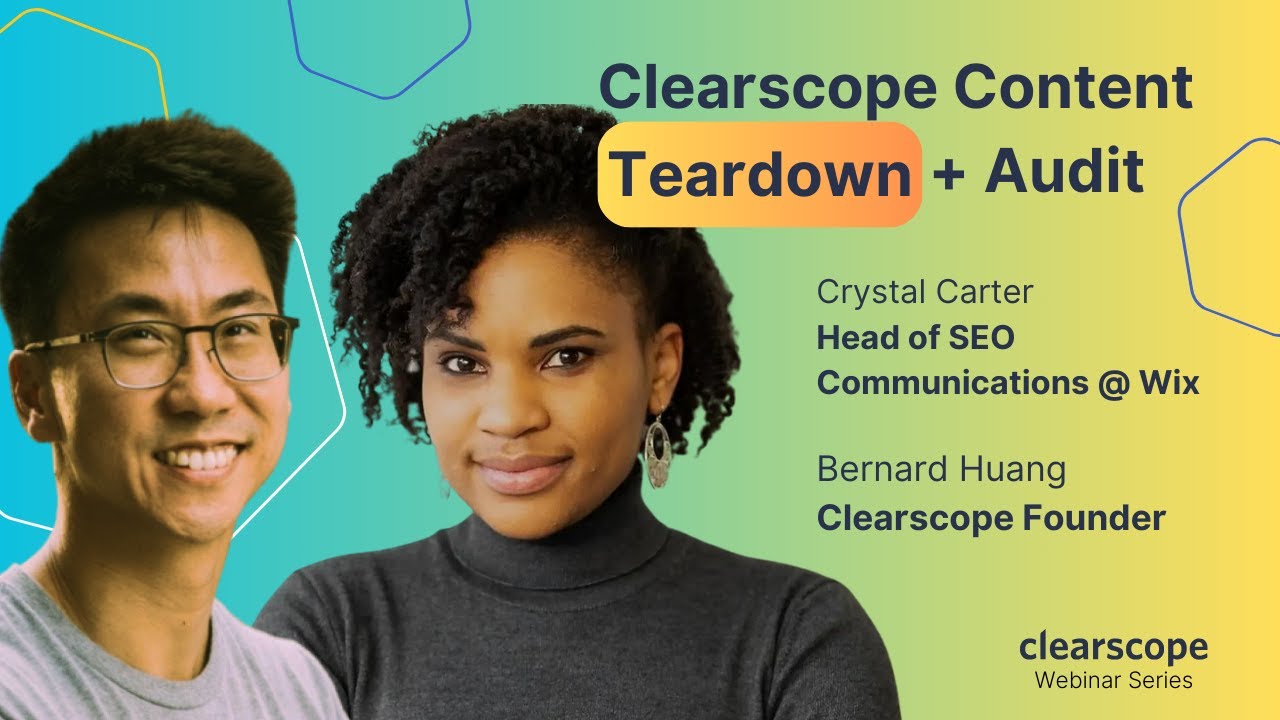 Content Teardown + Audit with Crystal Carter of Wix
