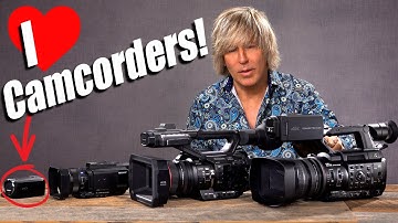 Big camcorders vs small camcorders Sony CX405 Panasonic VX981 Z90V JVC 500