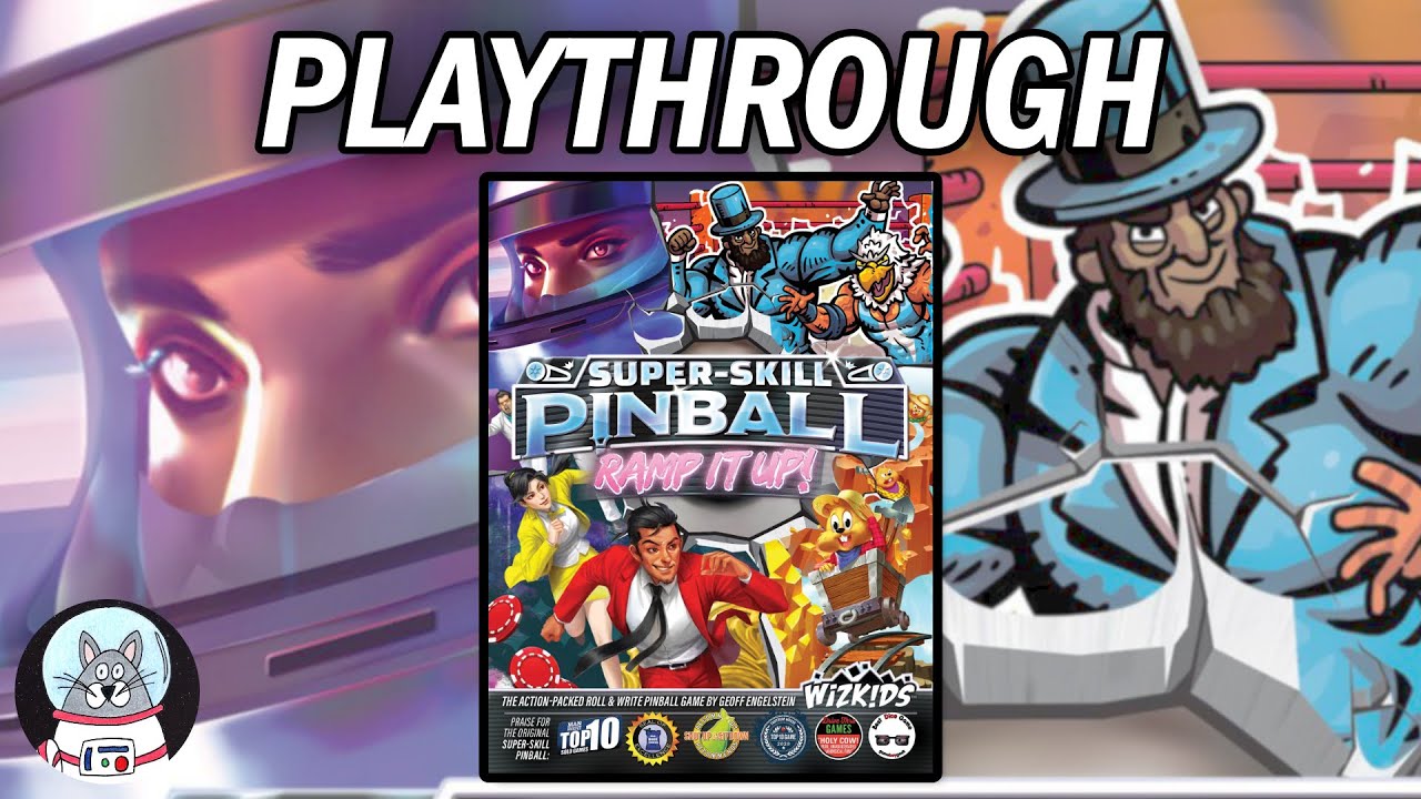 Super-Skill Pinball: Ramp It Up! - 2 Player Playthrough