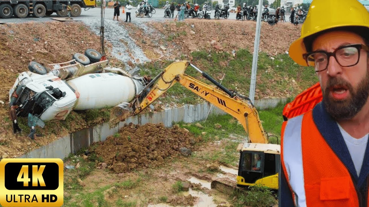 Funny Construction fails Workers Compilation 2024