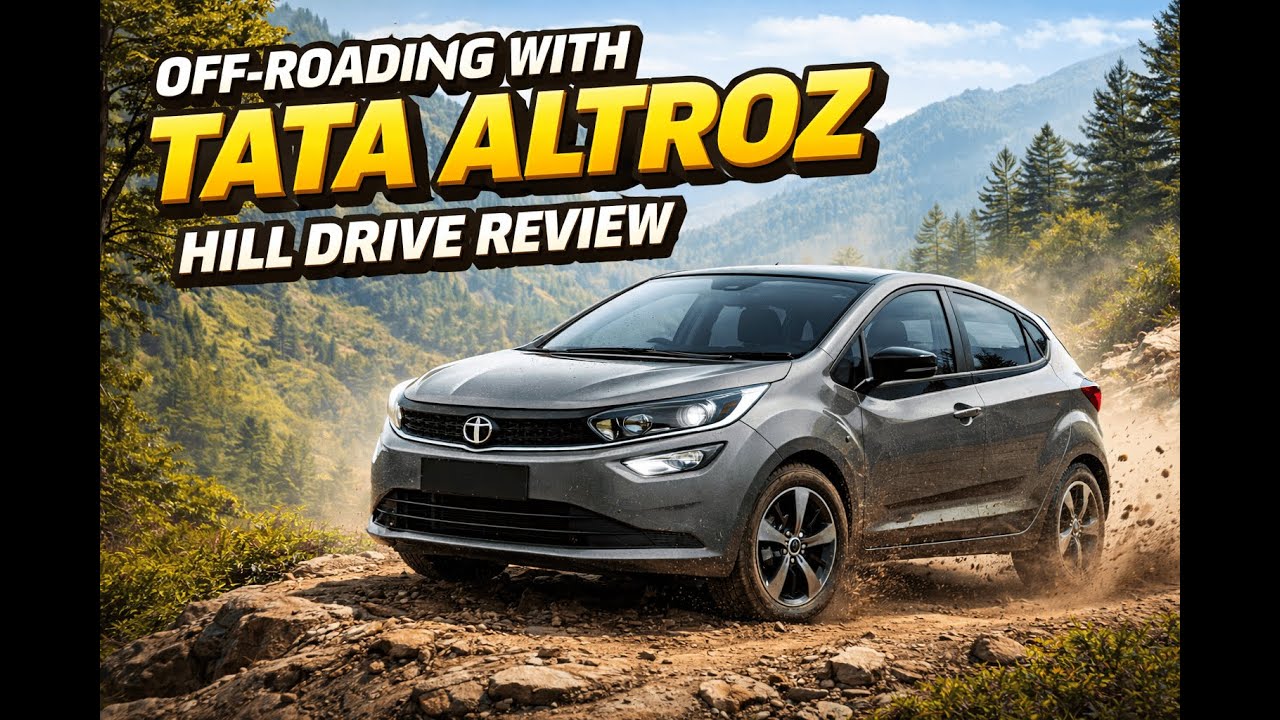Can Tata Altroz Handle Off-Roading?Tata Altroz Off-Roading in Hills|Hill Drive  in Uttarakhand