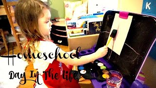 HOMESCHOOL DAY IN THE LIFE| PREGNANT MOM OF 2