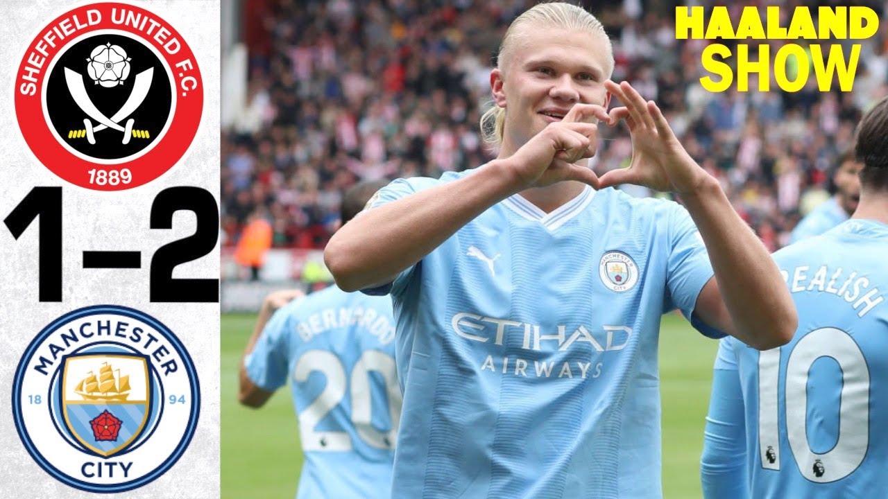 ⁣Sheffield United vs Manchester City 1-2 - All Goals and Highlights - 2023 🤯 HAALAND