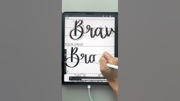 Link in description! #procreate #shorts #calligraphy