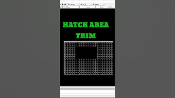 How To Trim Hatch Area In Autocad #autocadtricks #trending #autocad #architecture