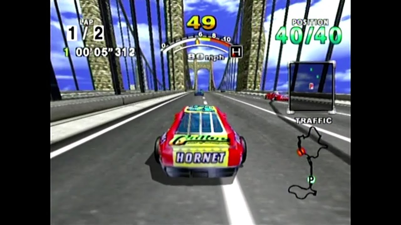 Daytona USA 2001:  Vencendo na Sea-Side Street Galaxy