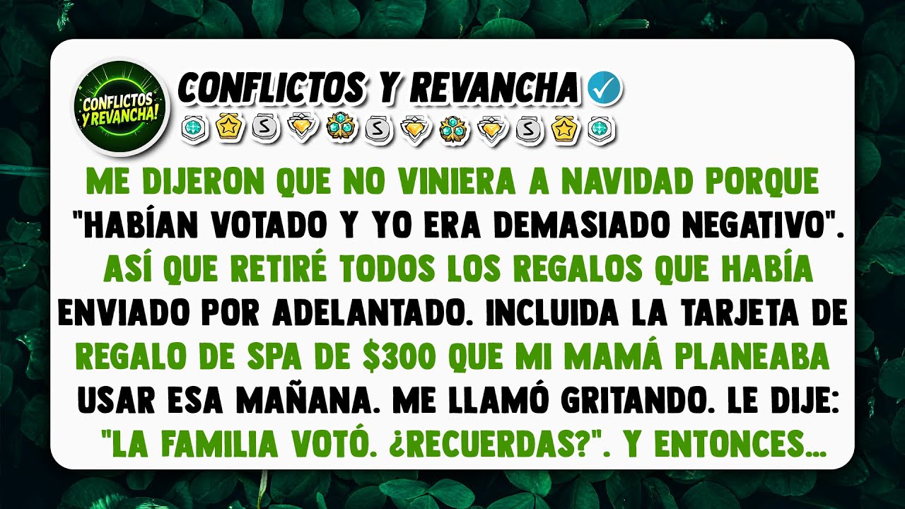 Me dijeron que no viniera a Navidad porque 