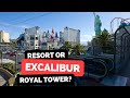 Excalibur las vegas tour royal vs resort tower mgmresorts excalibur  vegas lasvegas  roomtour