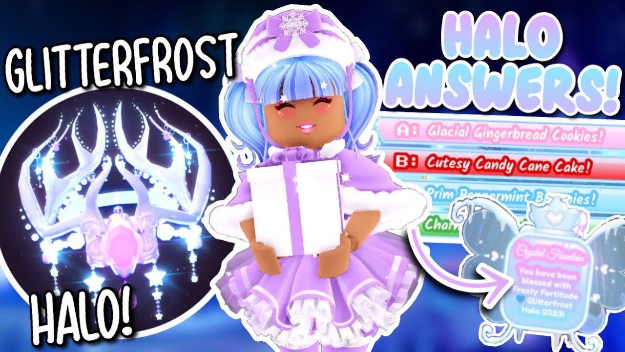 Royale High Halo Answers Winter 2023: Glitterfrost Christmas Event - GINX TV