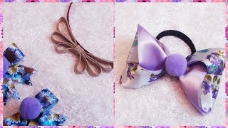 طرق جديد للتوك الهاند ميد و خامات لأول مرة على القناة handmade accessories Roka توك شعر بسيطه