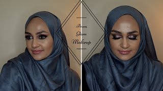 Prom Makeup Tutorial - Glitter Smokey Eyes 2016