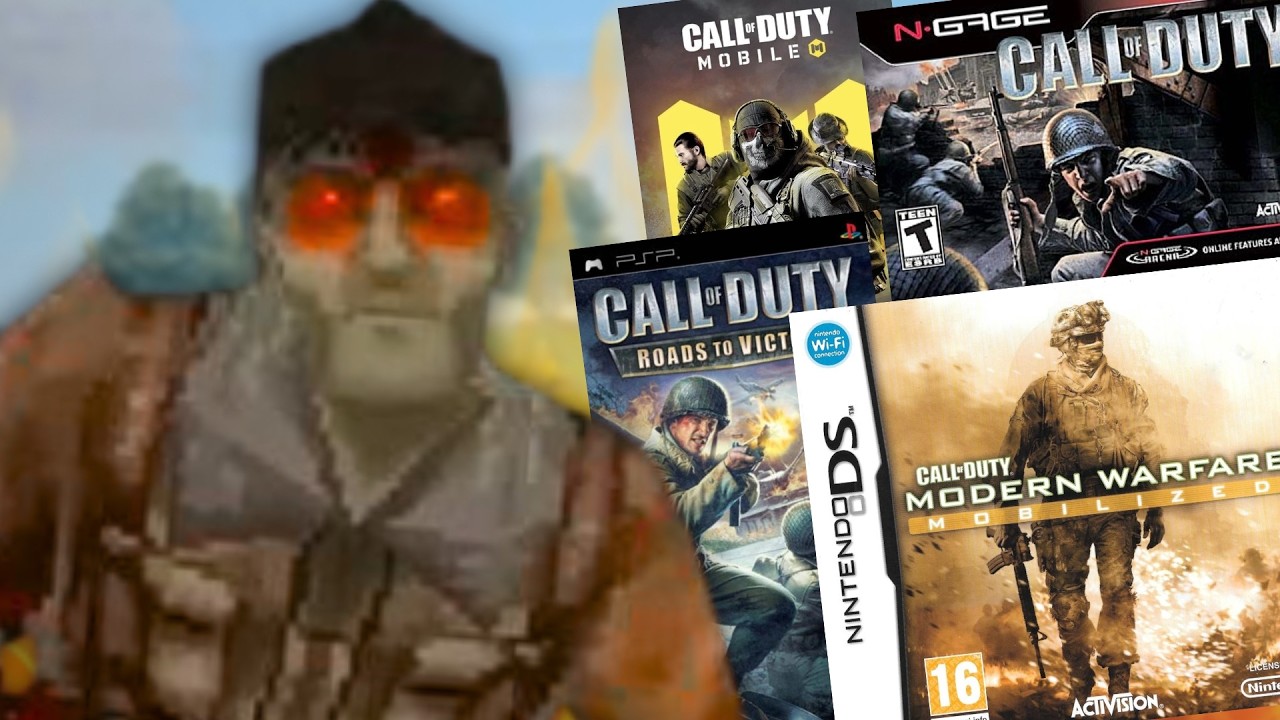 СТРАННЫЙ мир портативных игр Call Of Duty..