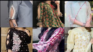 kurti hand models 😍different trendy kurti sleeves designs/hand designs for cotton Kurtis/salwar/suit screenshot 3