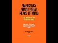 Emergency Funds = Peace of Mind