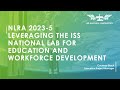 Webinar: NLRA 2023-5 Leveraging the ISS for Education and Workforce Development