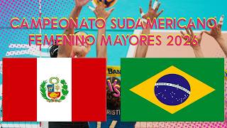 🇵🇪 Peru vs Brazil 🇧🇷 2026 Women's Senior South American Volleyball Championship