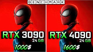 Geforce RTX 3090 vs RTX 4090 Test in 10 Games //4K