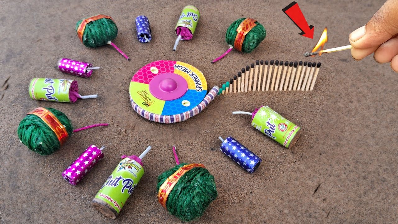 Diwali Crackers Vs Matchstick Chain Reaction Amazing Diwali Crackers