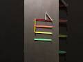Allah Name Art With Six Different Colours Rabbar Bands #shorts #artalibaba #foryou