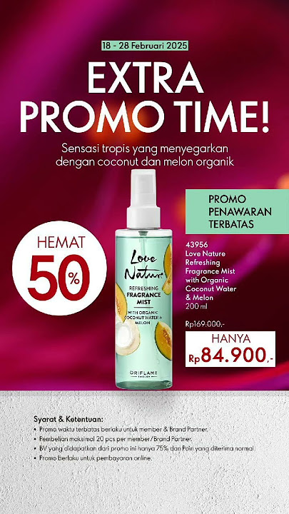 Intip Promo time bulan Februari 2025 yukk.. waktunya terbatas lohh 🤩 #extrapromotime #fragrance