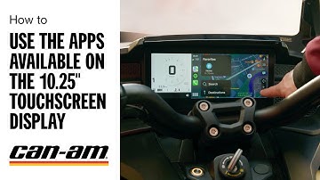 How to Use the Applets Available on the 10.25" Touchscreen Display