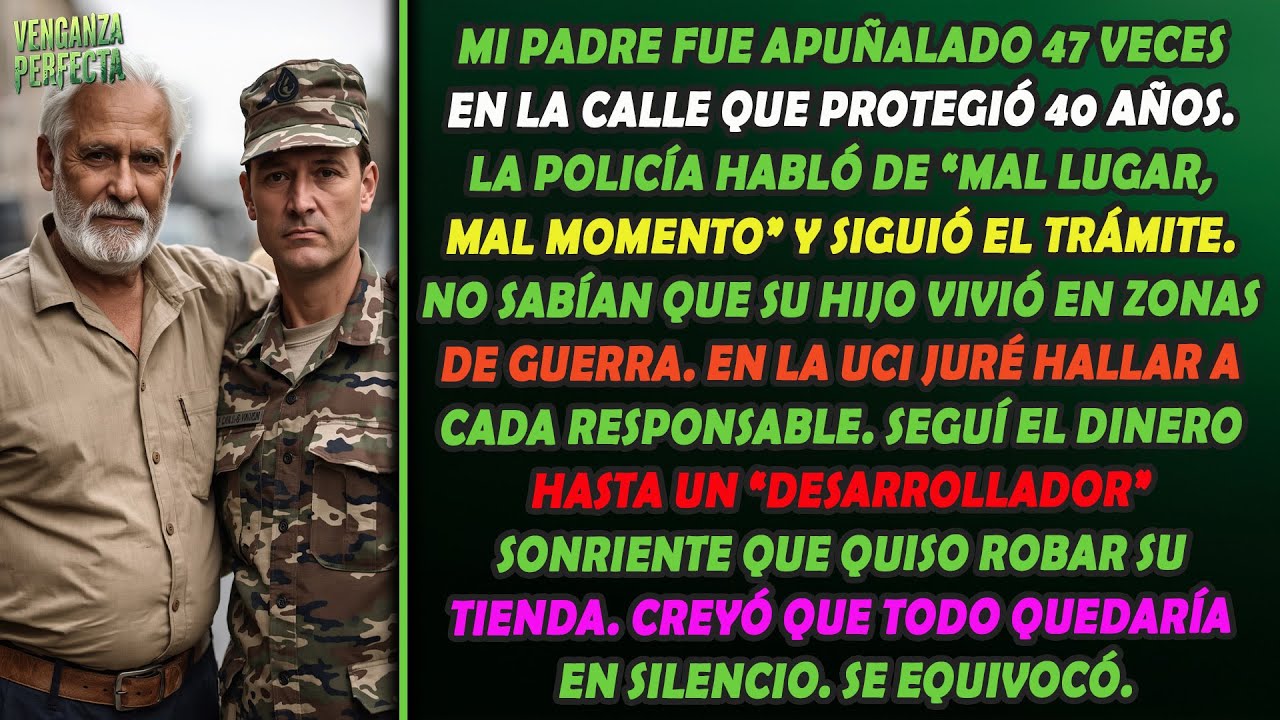 Defendí a mi padre de un ataque brutal. Mi entrenamiento militar me salvó.