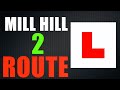 'This Car Park Is Crazy Hard' Driving Test Mill Hill Route 2.