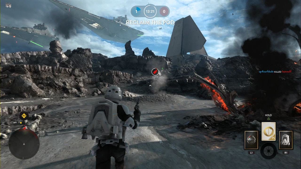 Star Wars Battlefront - Drop Zone Gameplay PS4 (No Commentary)