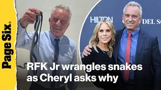 RFK Jr removes snakes from Dr. Oz's patio as wife Cheryl asks why