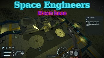Space Engineers Moon base (E-1) Trying out this scenario it looks like fun